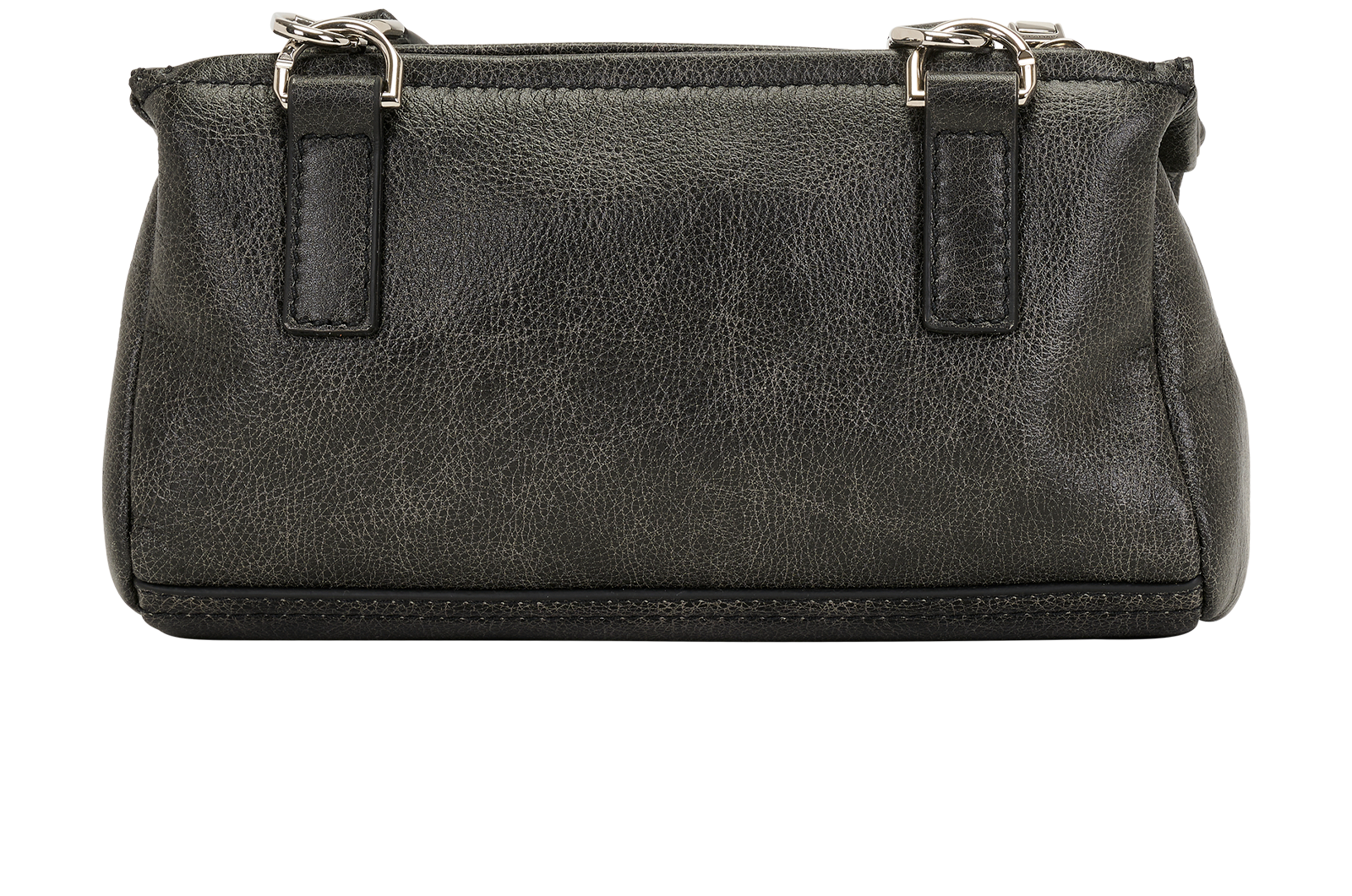 Mini Pandora Box Bag, &pound;395, Handbags, Grey, Leather, Back view